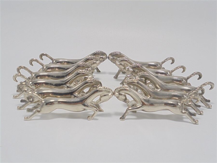 Set of 12 covered holders