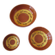 Set of 3 glazed earthenware ramekins