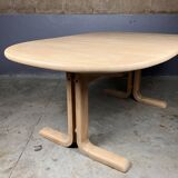 Danish Design Beech Dining Table Oval Extendable