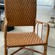 Chevron rattan chair