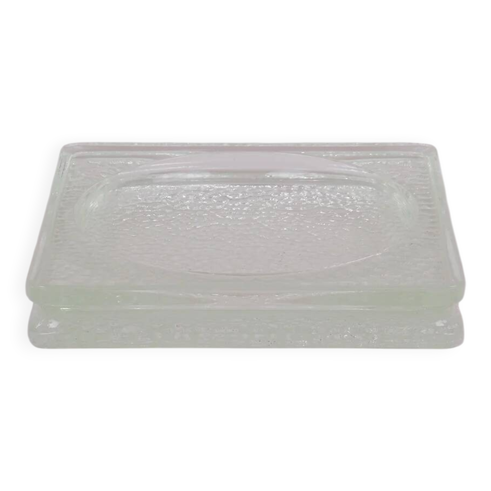 Pressed glass pocket emptier