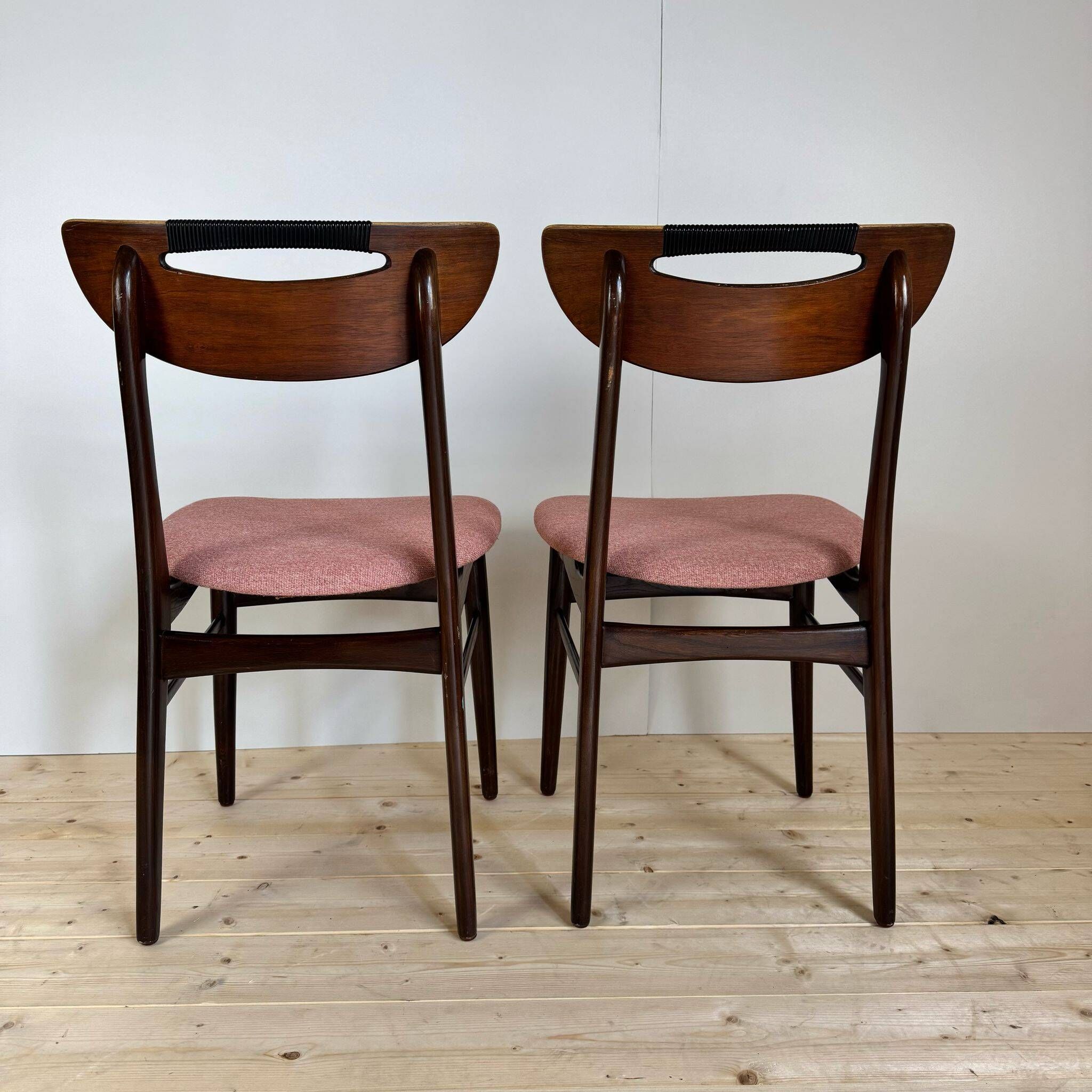Ensemble de six chaises de salle à manger, Danemark 1960s