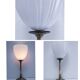 brass glass art deco lamp