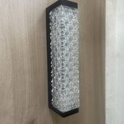 Vintage Erco glass and Bakelite wall light