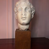 Bust, head of a young man - reproduction from the museum of Sens