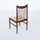 Helge Sibast set of six dining chairs in rosewood Denmark 1960