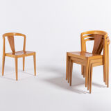 Set of 4 chairs by Axel Larsson for Bodafors 1960