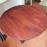 Round table with central tripod leg