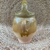 Glazed earthenware goat
