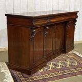 Victorian enfilade from the 19th century in mahogany