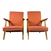 Pair of vintage mid-century armchairs – Scandinavian design from the 50s-60s