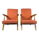 Pair of vintage mid-century armchairs – Scandinavian design from the 50s-60s