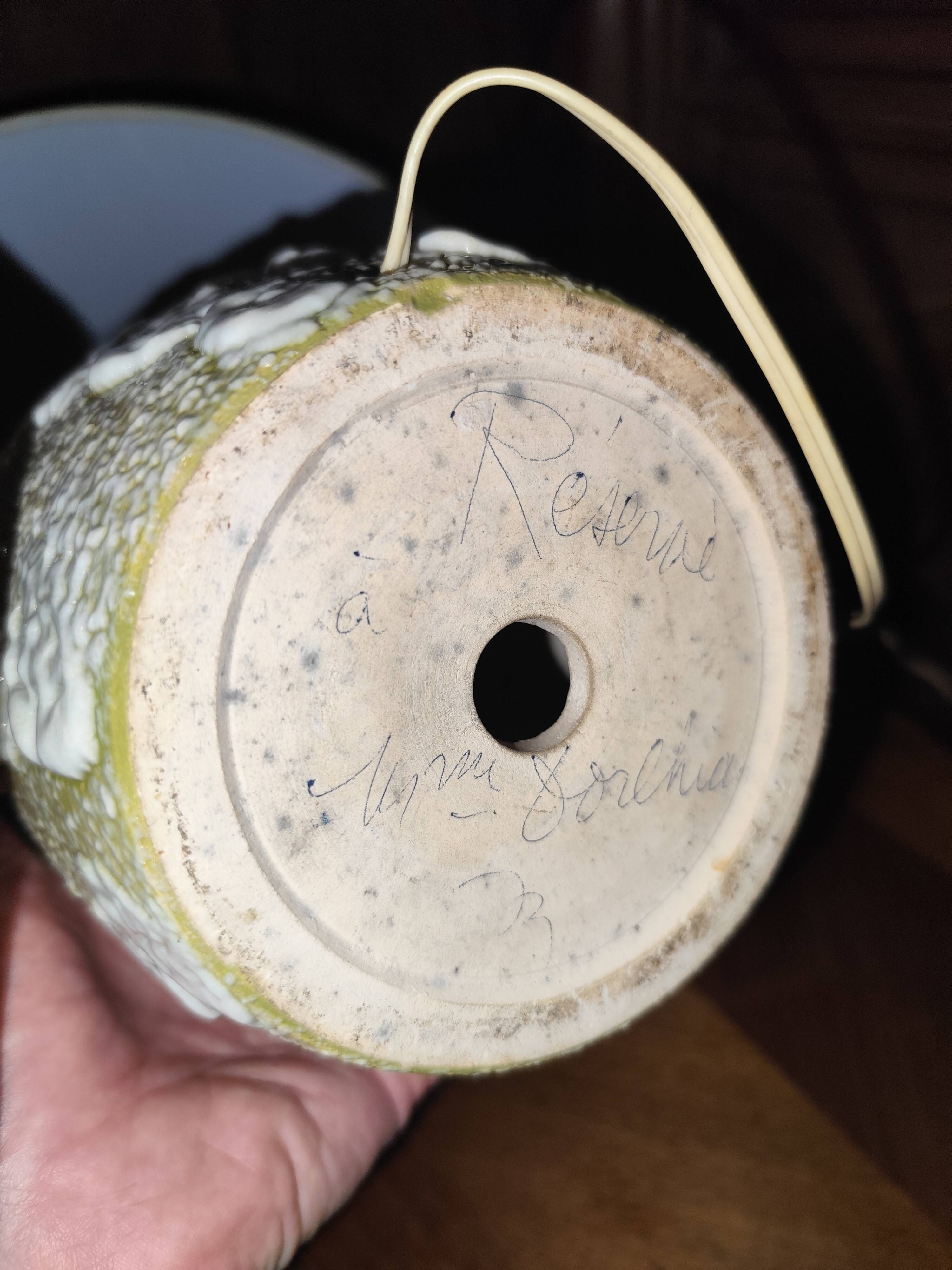 Art Deco lamp attributed to Louis Dage