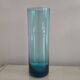 Vintage blue glass water service – carafe + 6 glasses
