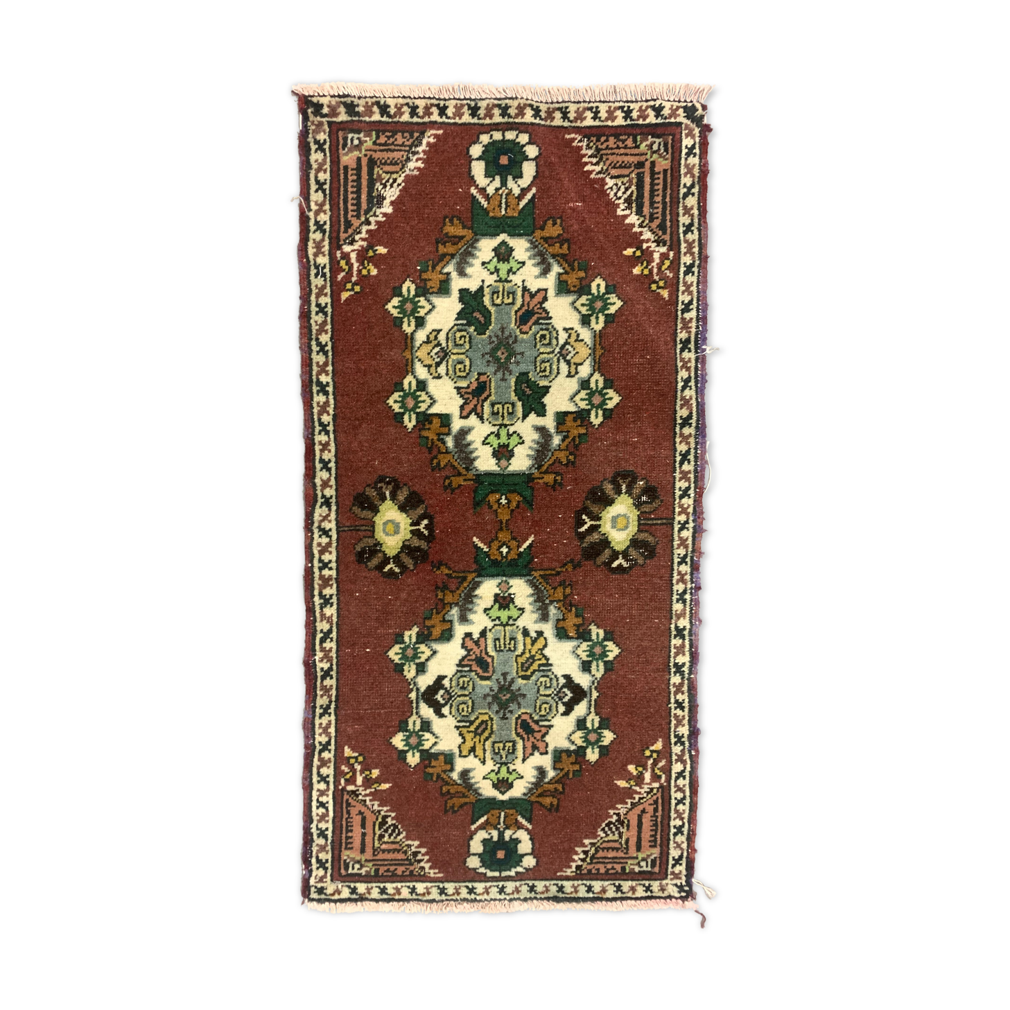 Turkish rug 95x45 cm