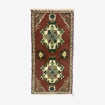Turkish rug 95x45 cm