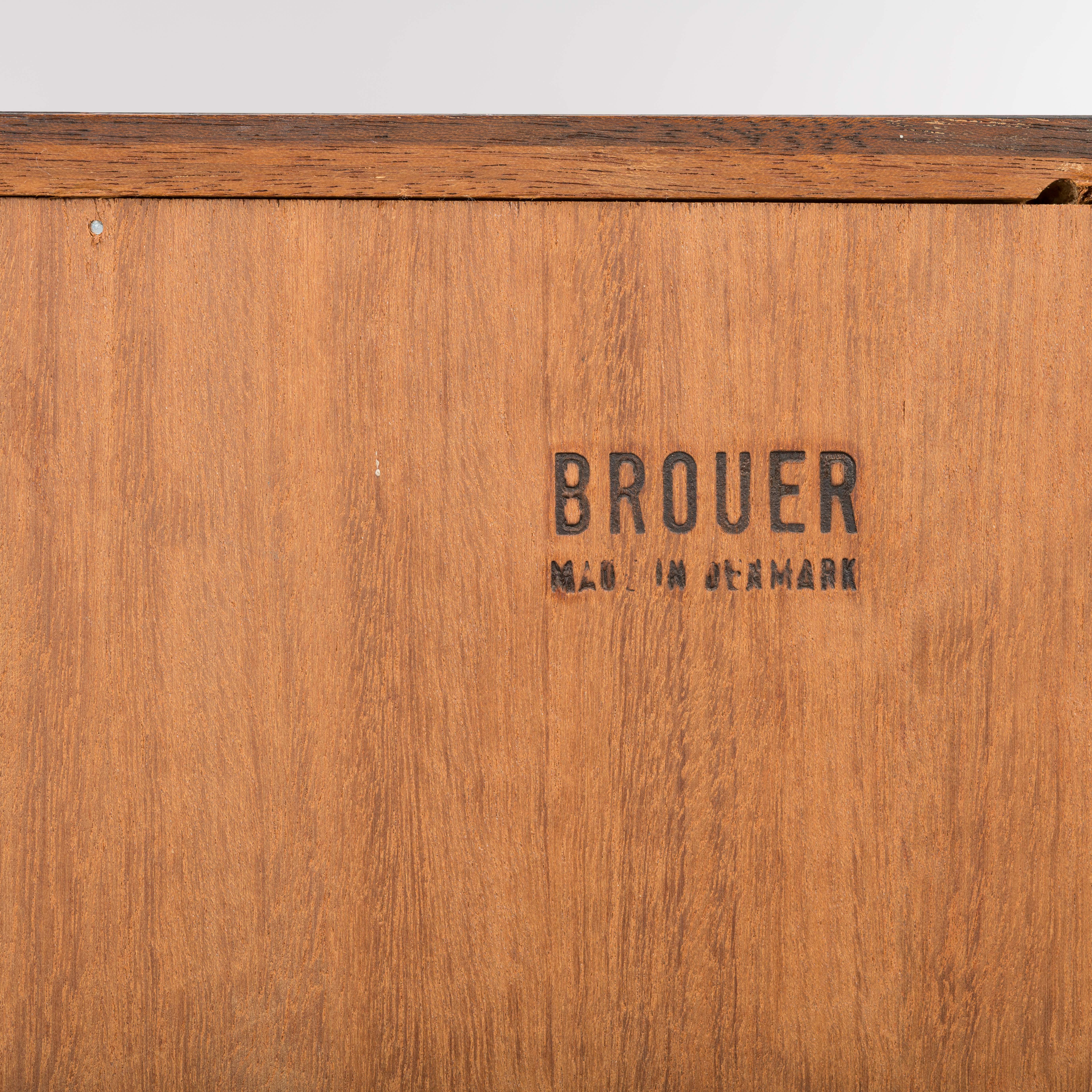 Danish Rosewood Sideboard by E. Brouer for Brouer Møbelfabrik, 1960s