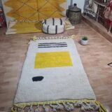 Handmade wool Berber rug 150 X 100 CM