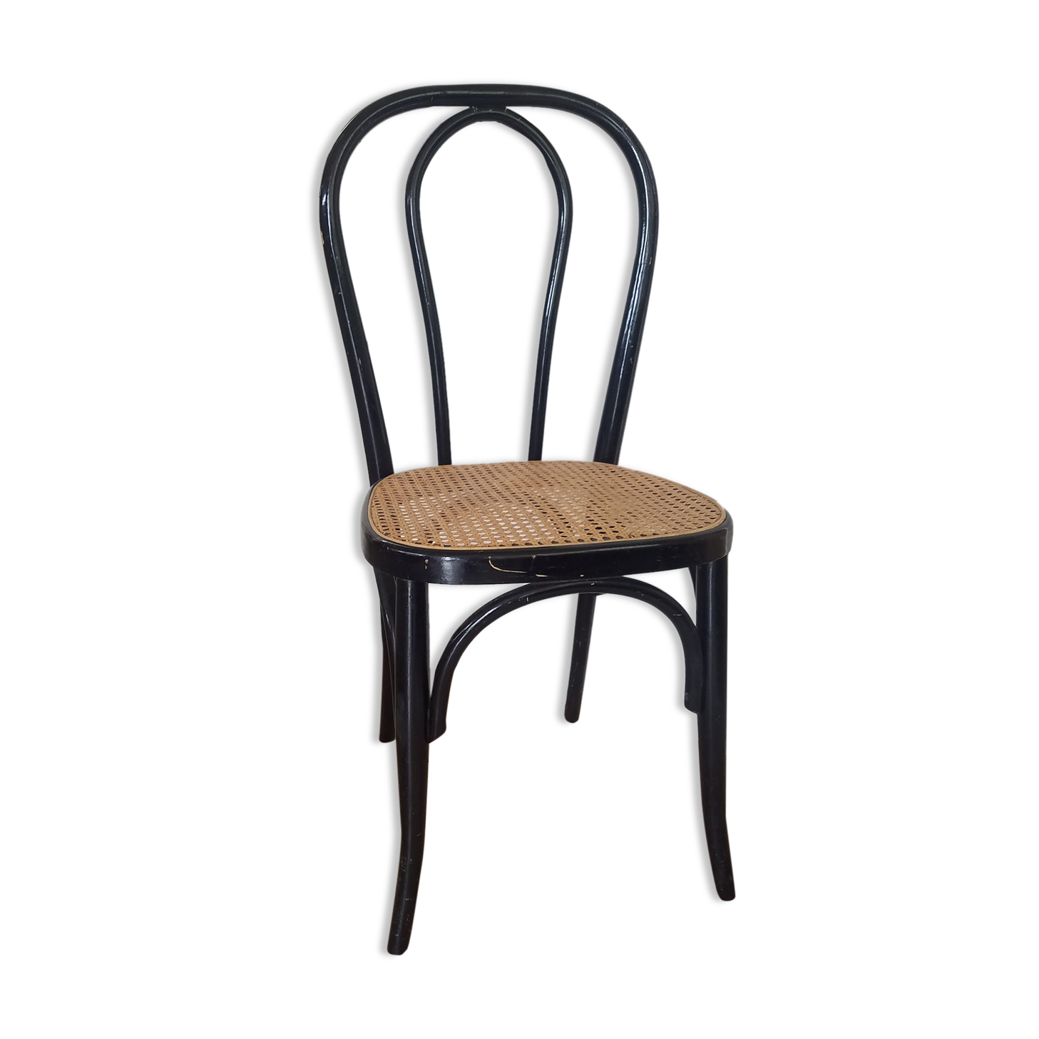 Sitting caning bistro chair