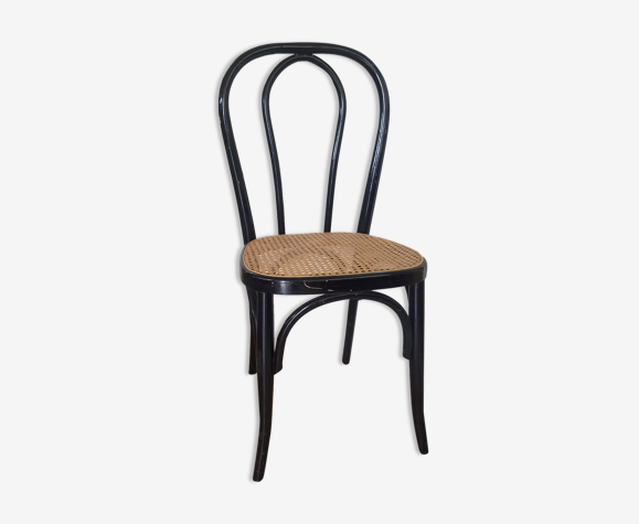 Chaise de bistrot assise cannage