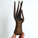 Main baguier en bois