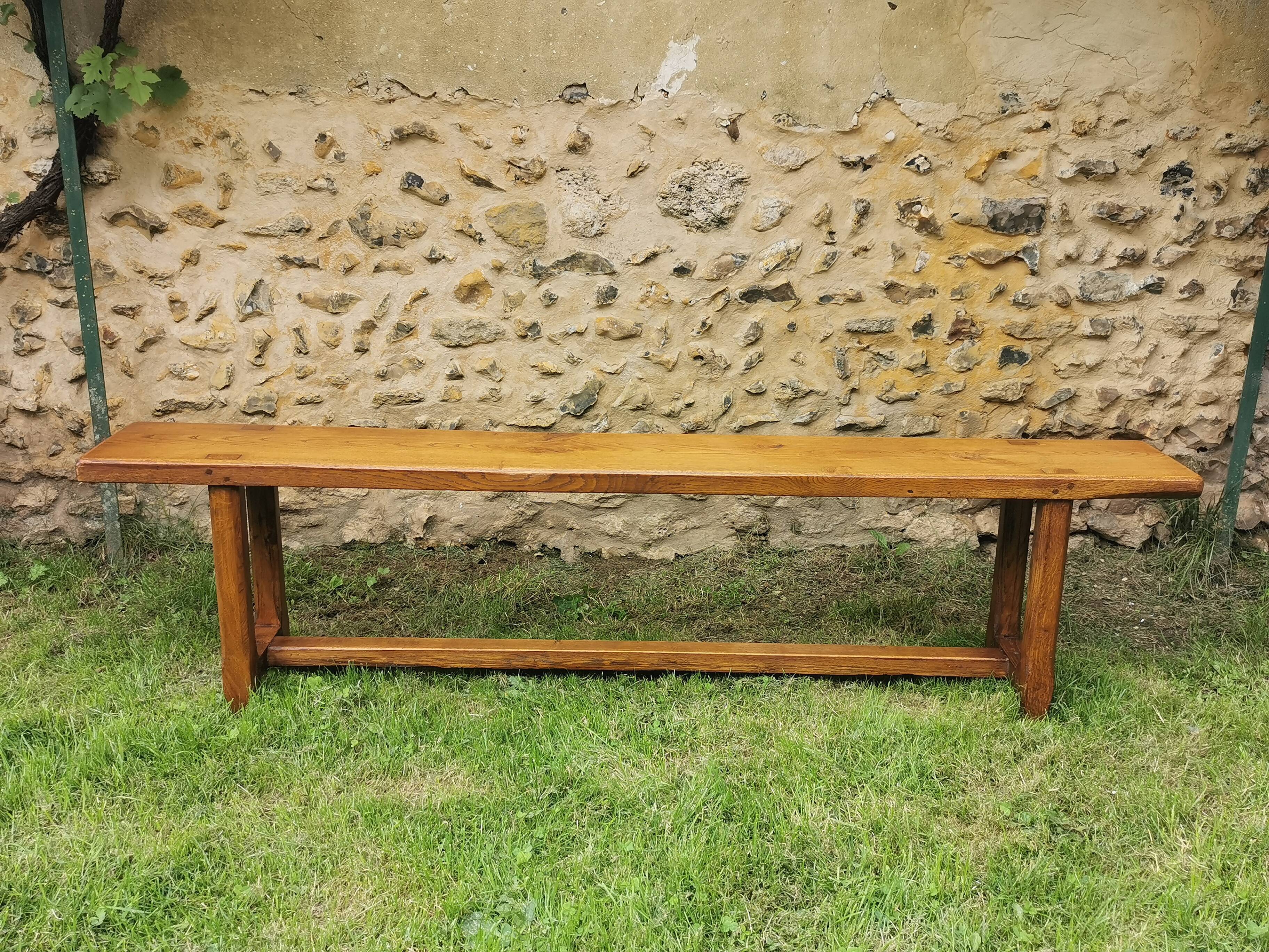 Oak bench