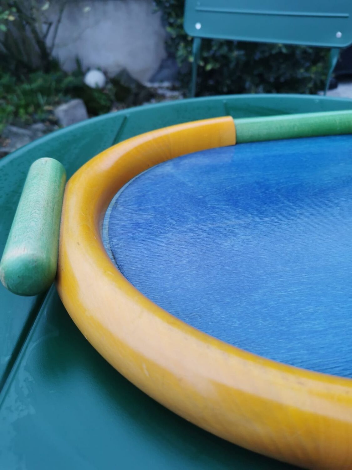 Wooden top Pietro Manzoni