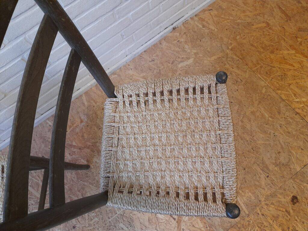 Pair of Italian bistro chairs