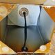 Barbier house lamp - Lacquered and chrome-plated metal - 1970s