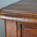 Pair of old walnut bedsides