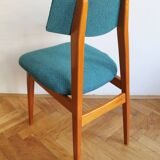 Set of Four 1960's Scandinavian Mid Century Chairs
