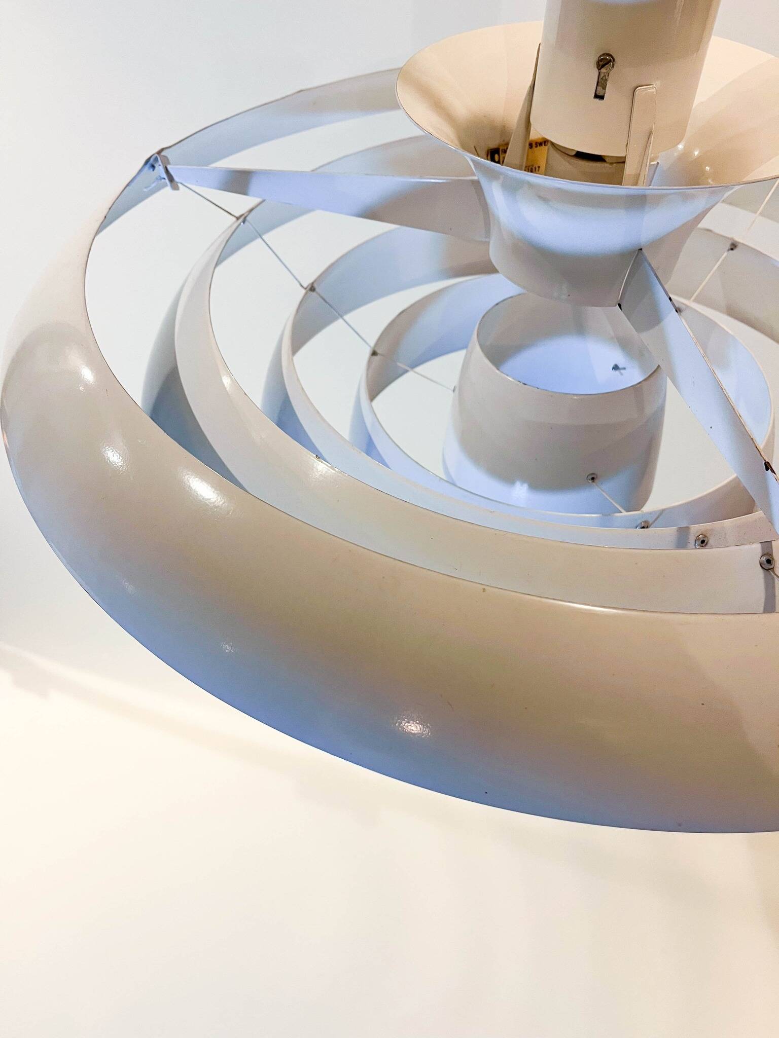 Vintage xl pendant pendants by fagerhult white space age swedish 1960