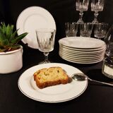 9 Porcelain dessert plates