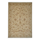 Turkish Handknotted Wool Oushak Rug 198 cm x 294 cm