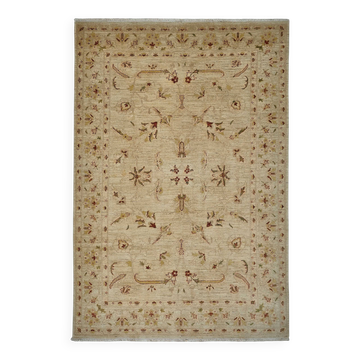 Turkish Handknotted Wool Oushak Rug 198 cm x 294 cm