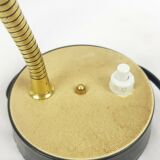 Former office lamp arm articulated in gold metal 50s