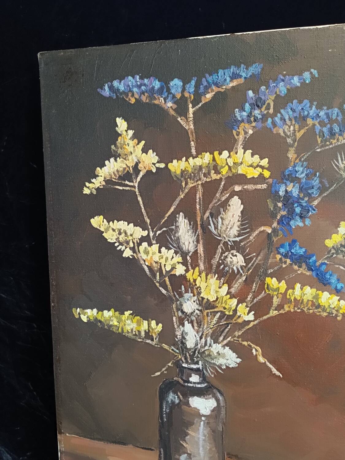 Margueray painting "Flowers and Apples"