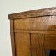 Small vintage art deco oak bookcase