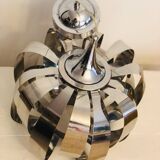 Vintage space age pendant lamp France 90