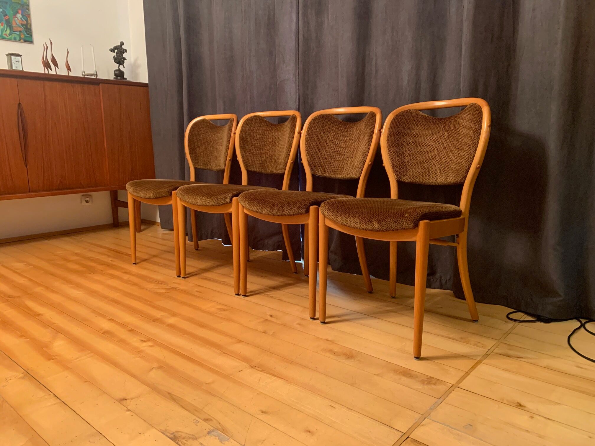A set of four Spahn Stadtlohn chairs Germany 1970s