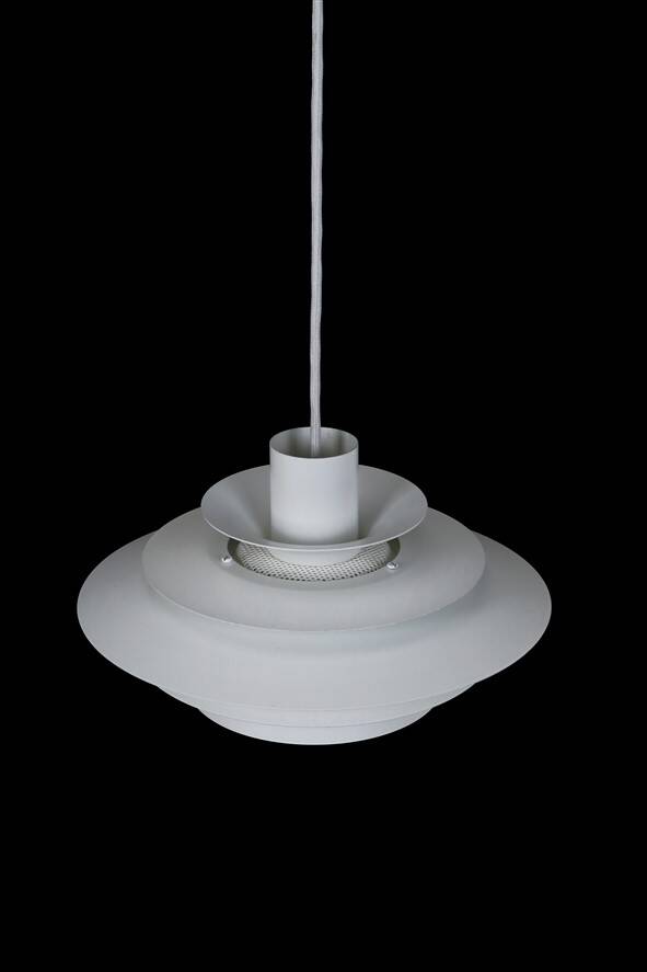 Jeka "Verona" multilayer pendant lamp / Danish modern design / Kurt Wiborg / 1980s