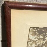 Sepia photo Elegant man circa 1910 framed