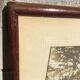 Sepia photo Elegant man circa 1910 framed