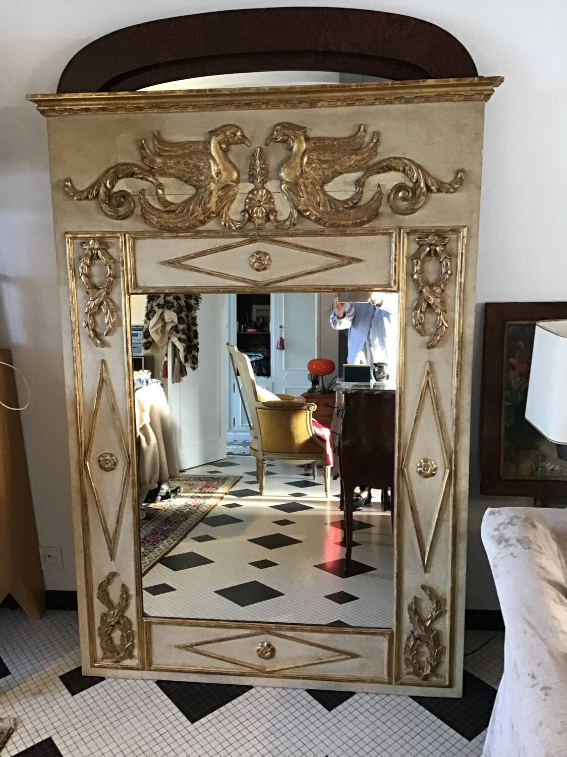 Trumeau mirror