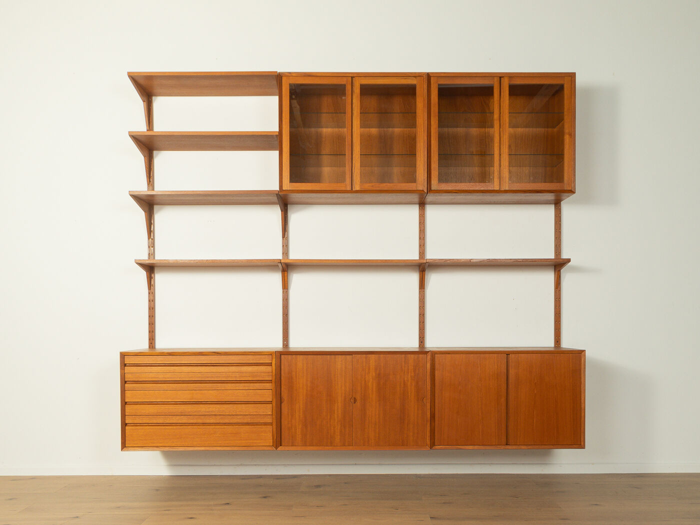 Cado | poul cadovius classic shelving system, 1960s, teak veneer