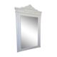 White patinated mirror 87x145cm