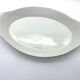 White oval dish with hollow ears 41cm