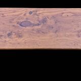 Two solid wood benches