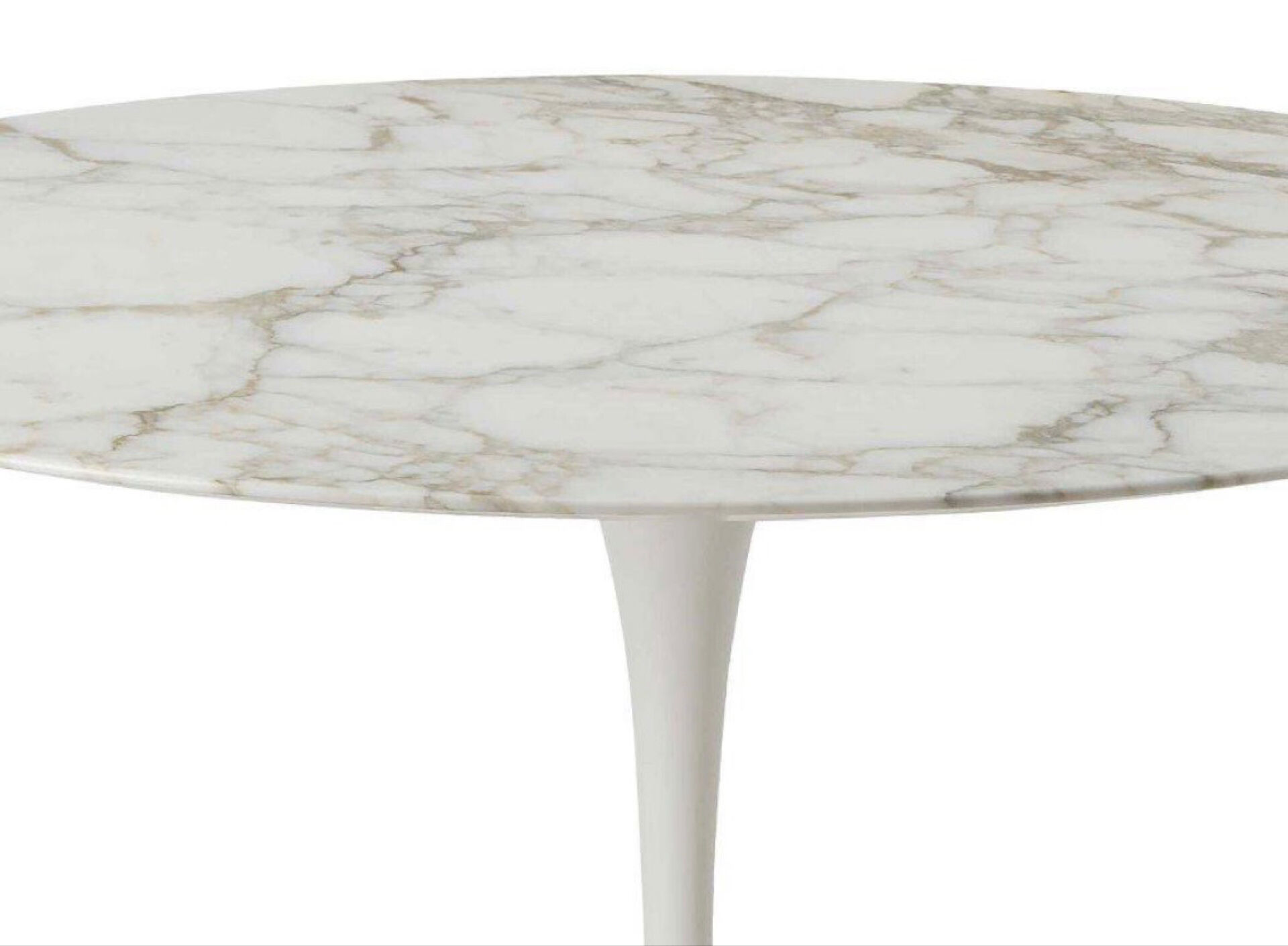 Table tulipe en marbre de Carrare