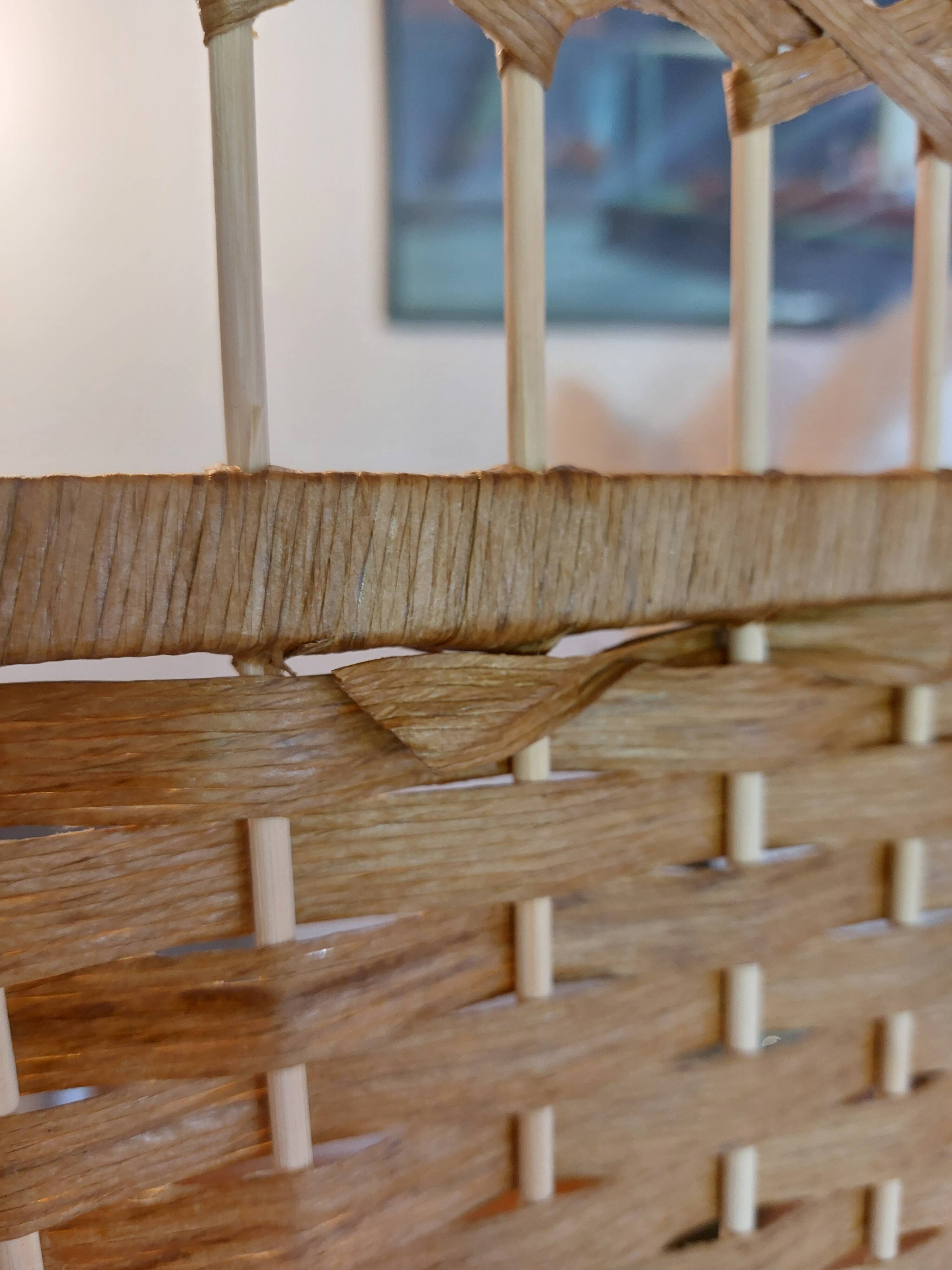 wicker, rattan screen, 5 panels